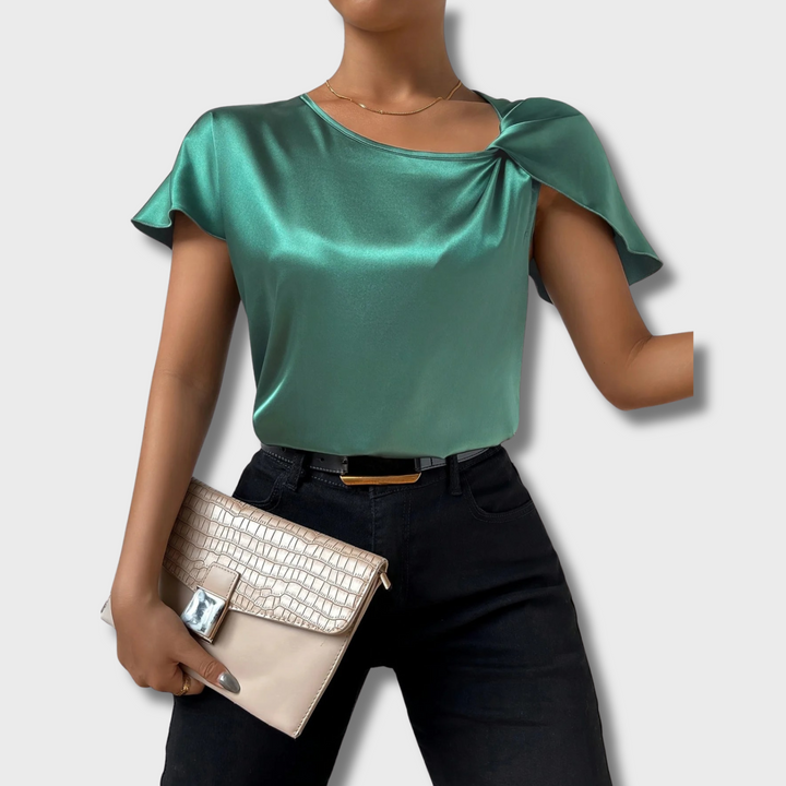 Gail™ - Trendy Top With Unique Shoulder Detail