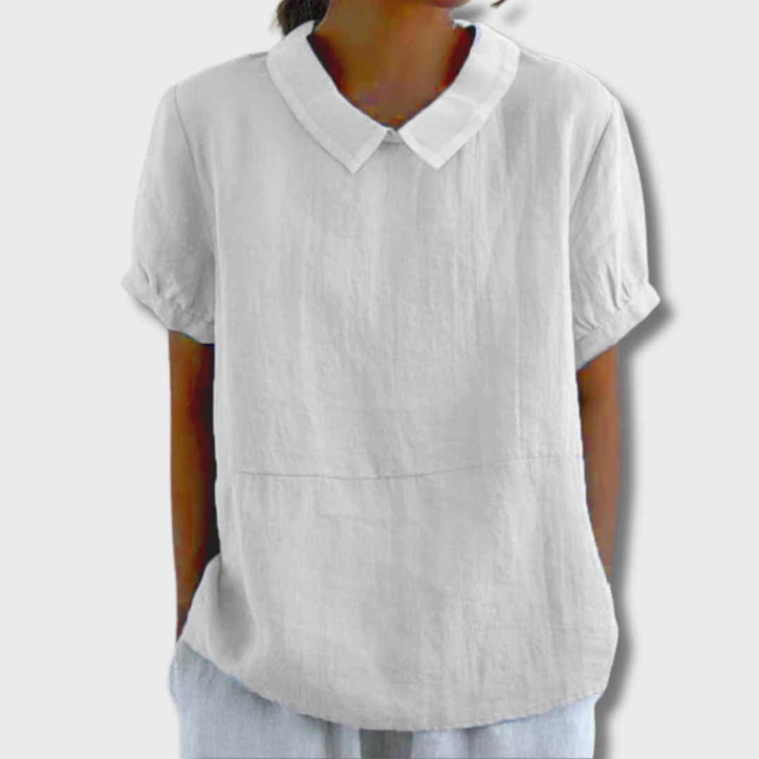 Ramona™ - Relaxed Fit Collared Blouse