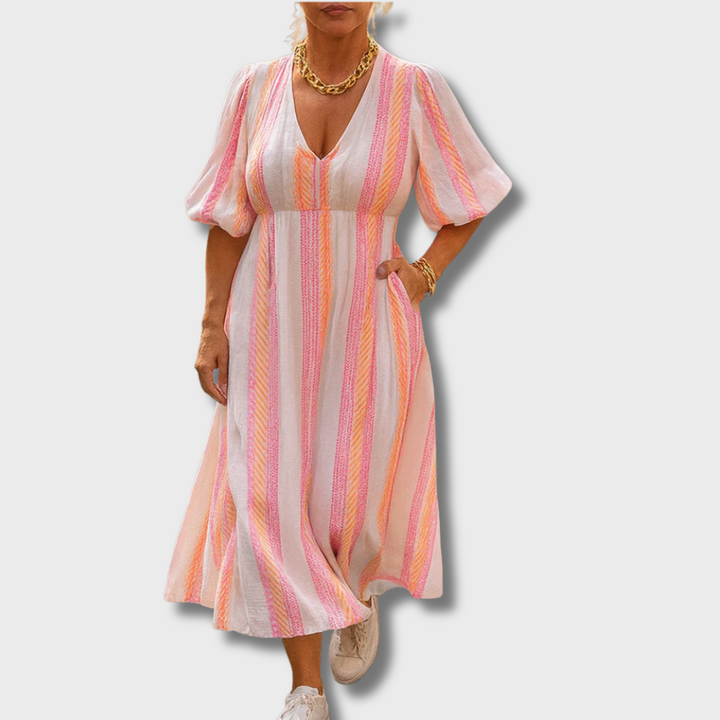 Imelda™ - V-Neck Maxi Dres