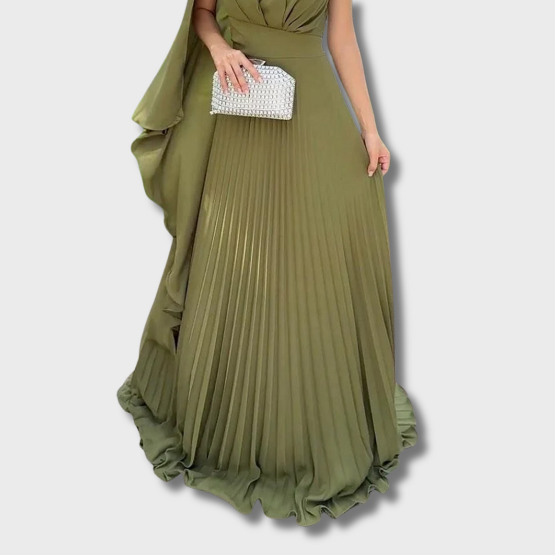 Jin™ - One-shoulder Pleated Dress