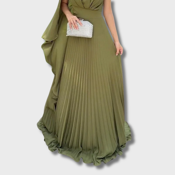 Jin™ - One-shoulder Pleated Dress