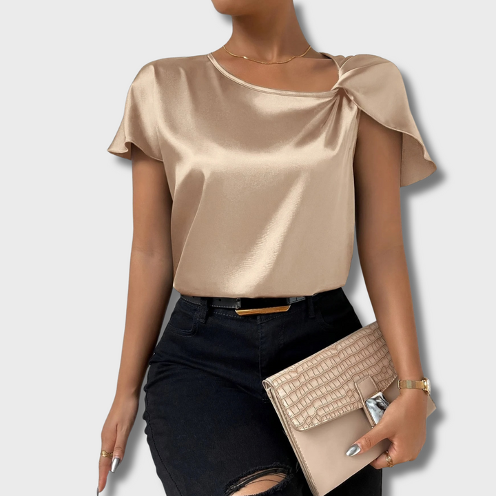 Gail™ - Trendy Top With Unique Shoulder Detail