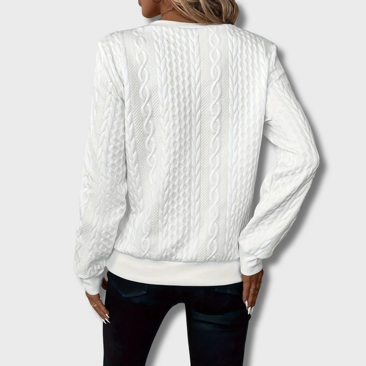 Tarra™ - Elegant Jumper with Zip