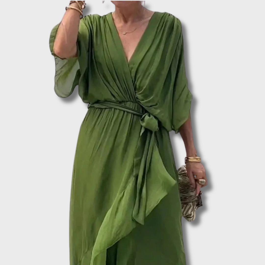 Abby™ - V-neck Flowy Dress