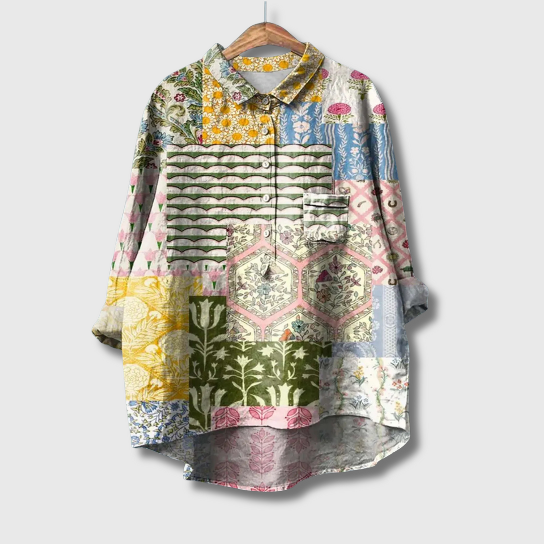 Rhonda™ - Elegant Women's Floral Shirt