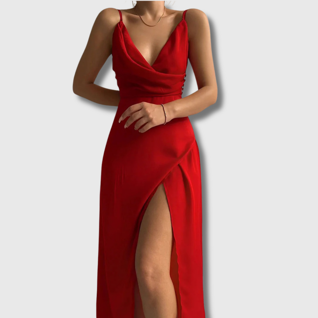 Rosenda™ - Elegant Dress with Slit