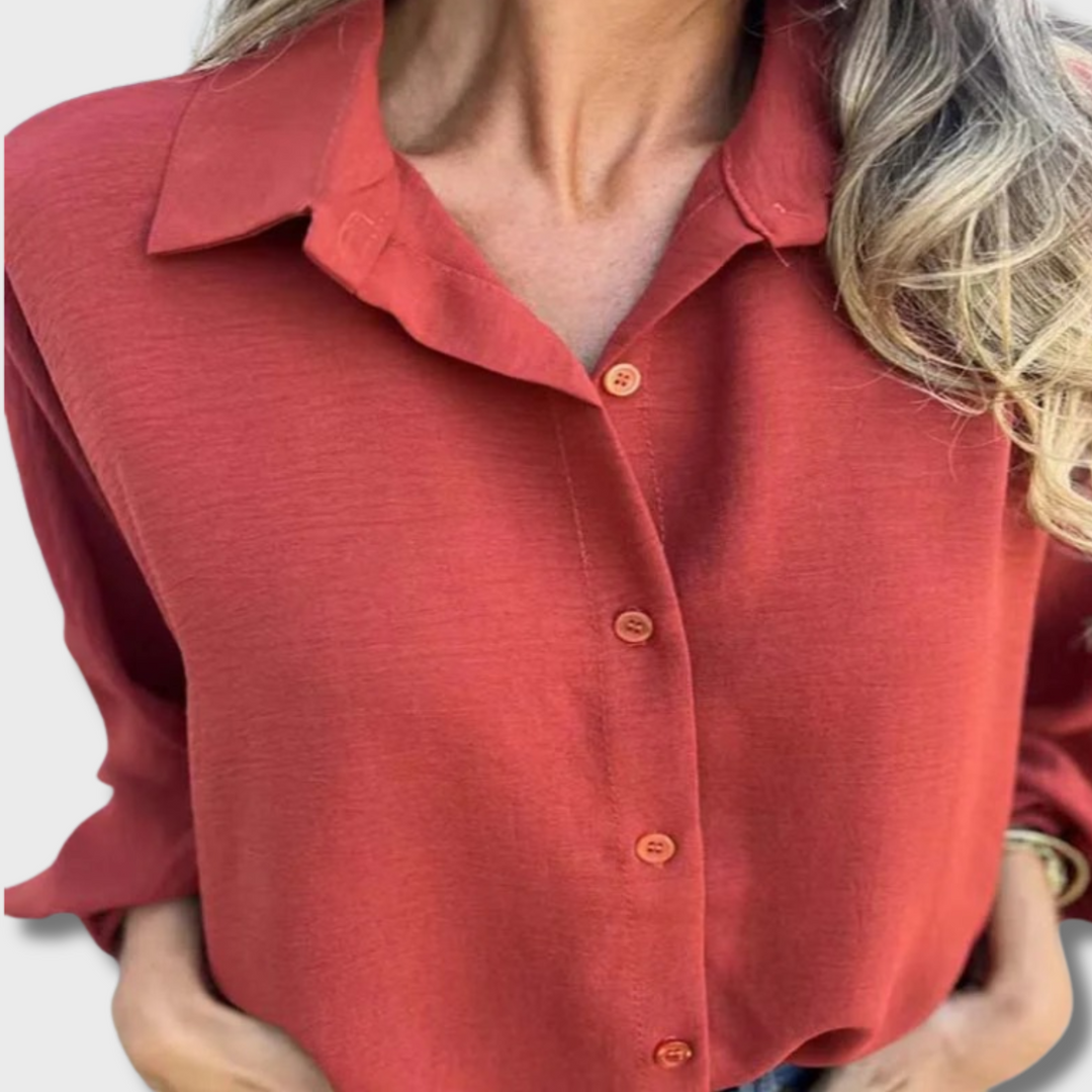 Beline™ - Button-Up Blouse