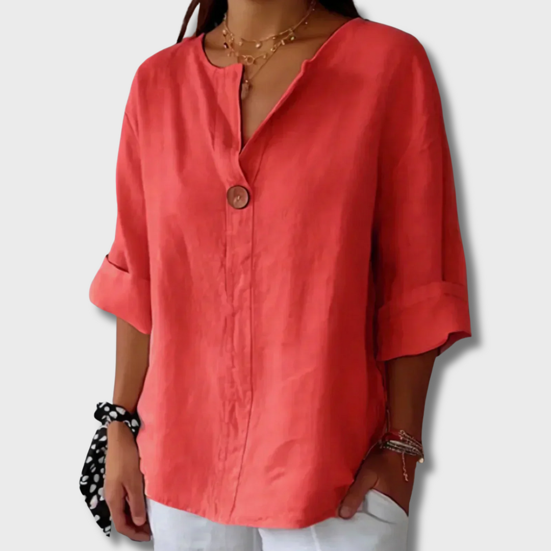Juanita™ - Casual V-neck Blouse