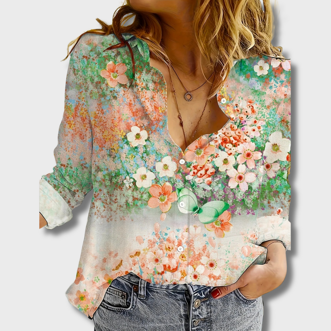 Bernice™ - Floral Boho Blouse
