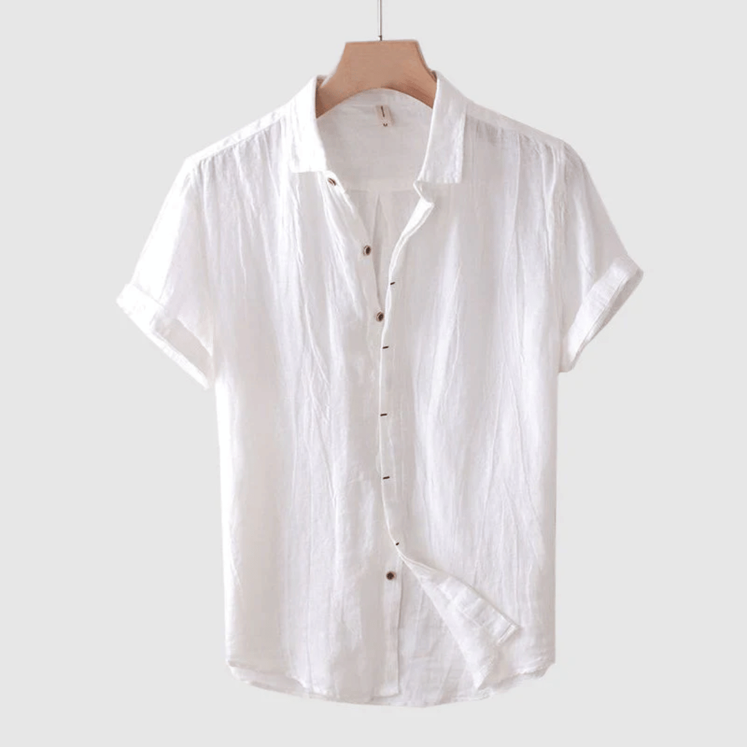 Cooper™ - Short Sleeve Linen Shirt