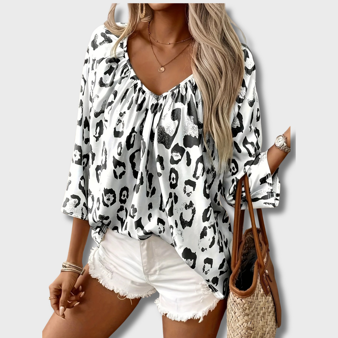 Violet ™ - Leopard Blouse