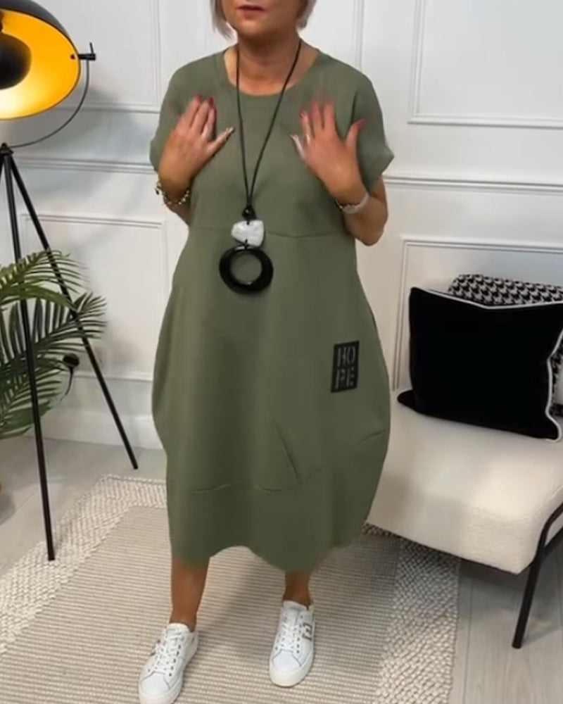 Faelina™ - Short Sleeved Dress