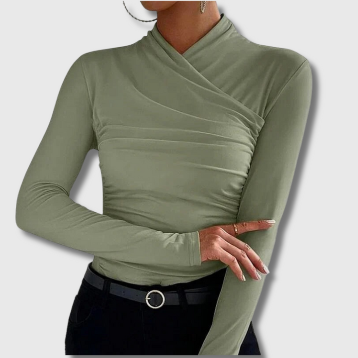 Lois™ - Cross-Neck Top