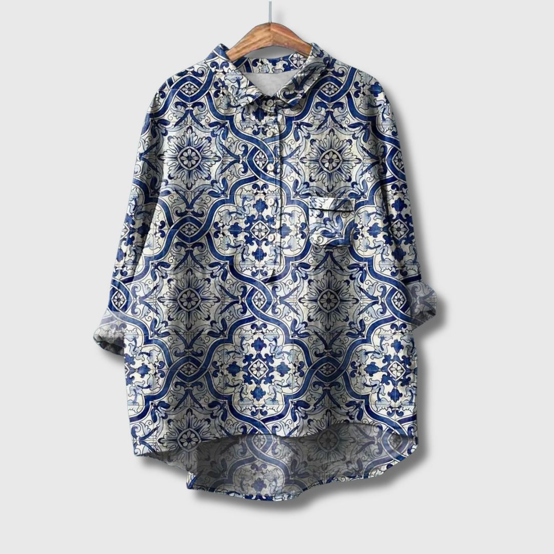 Rhonda™ - Elegant Women's Floral Shirt