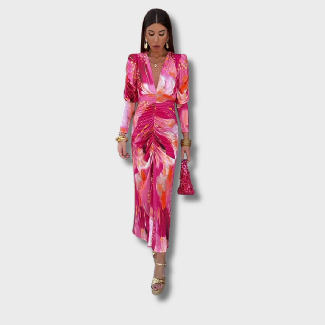 Giana™ - Pink Mirage Party Dress