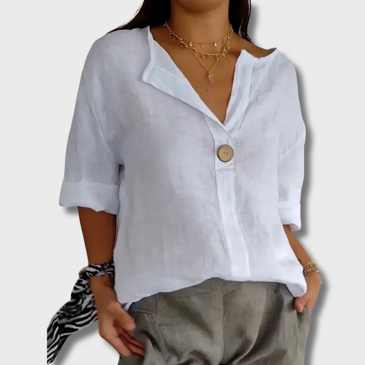 Juanita™ - Casual V-neck Blouse