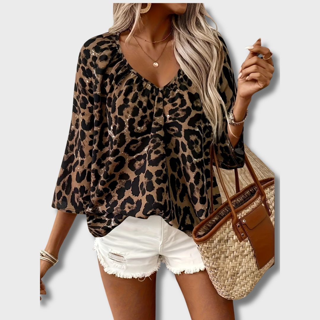 Violet ™ - Leopard Blouse