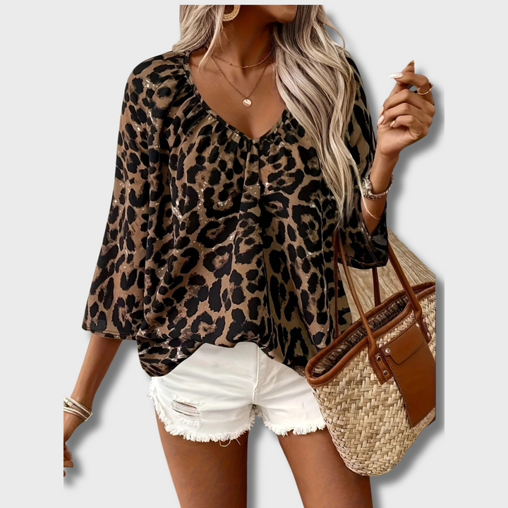 Violet ™ - Leopard Blouse