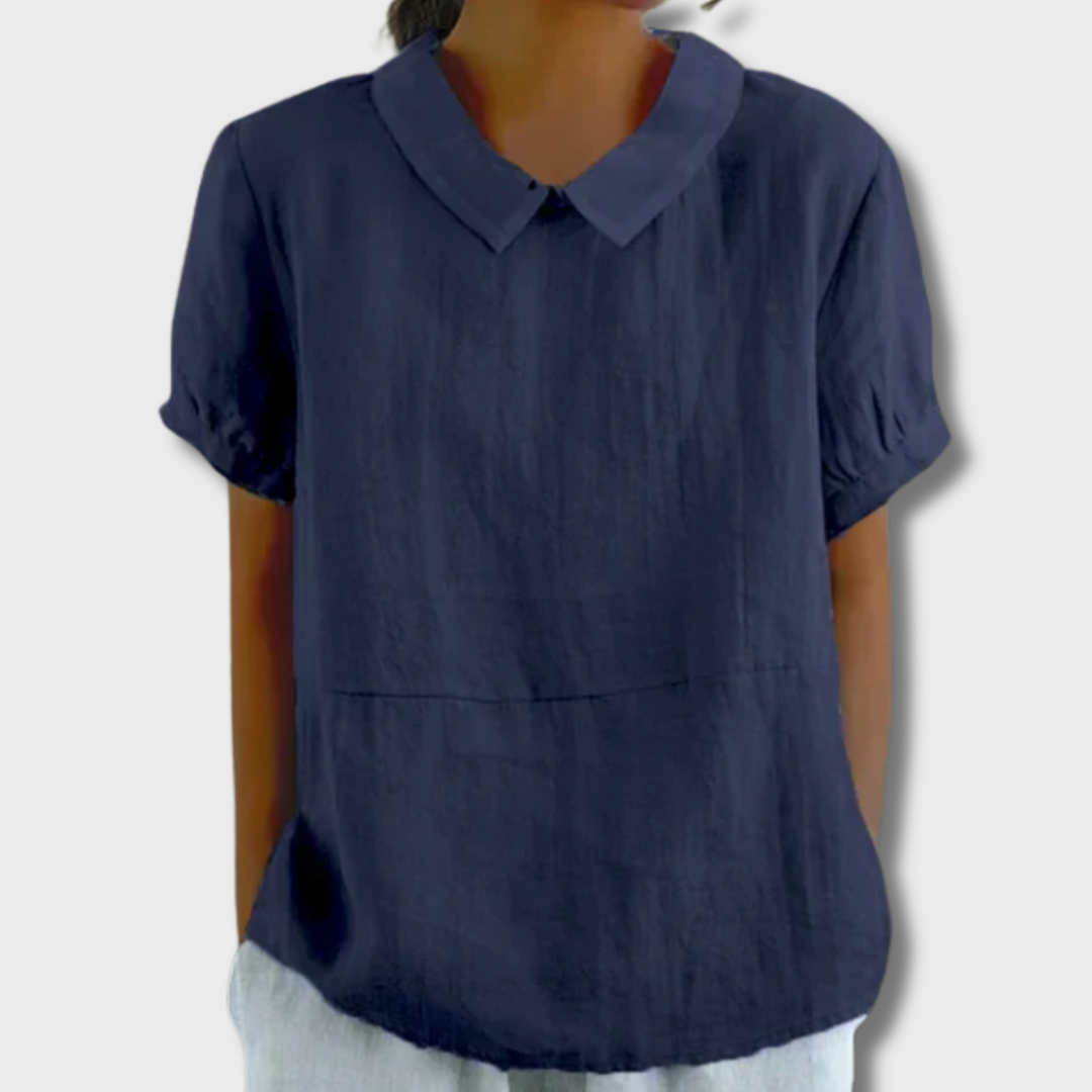 Ramona™ - Relaxed Fit Collared Blouse