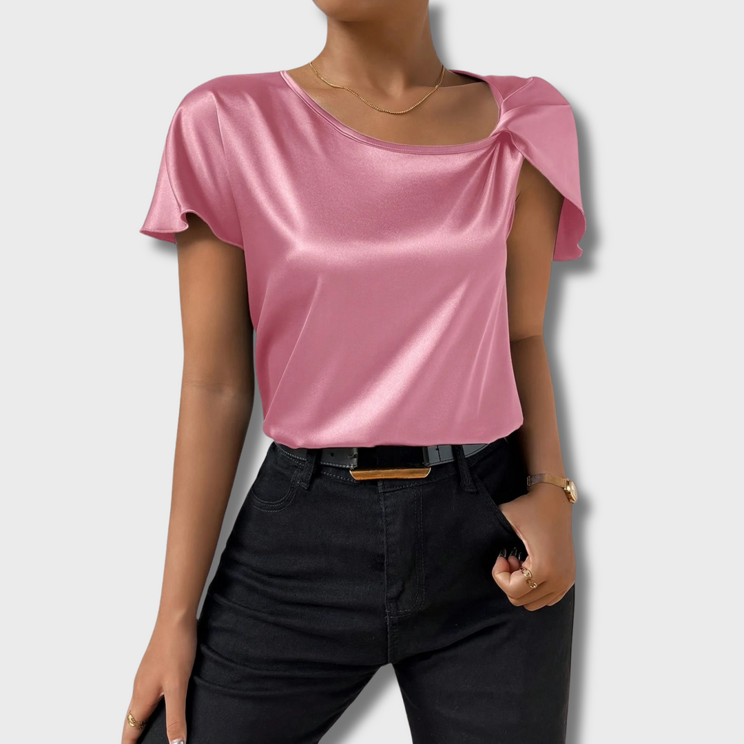 Gail™ - Trendy Top With Unique Shoulder Detail