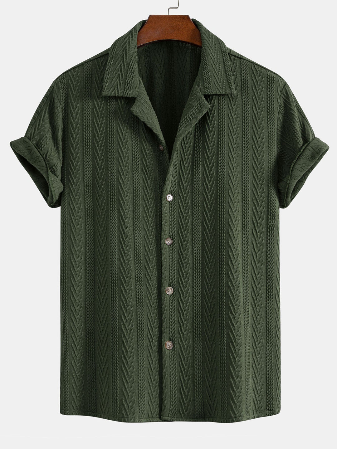 Elio™ - Cuban Shirt and Textured Shorts