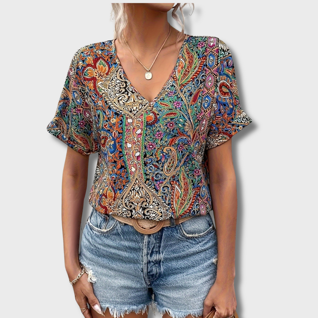 Khari™ - V-Neck Blouse