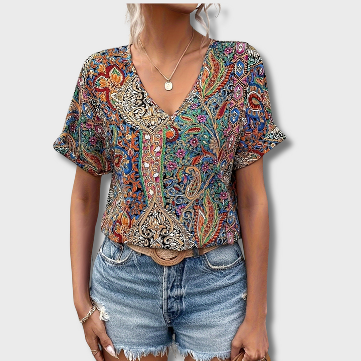 Khari™ - V-Neck Blouse