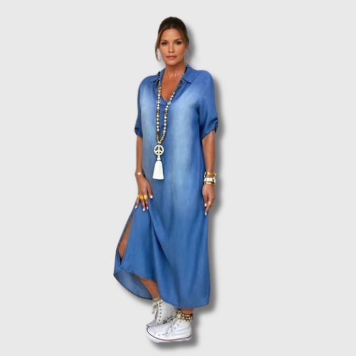 Mikaela™ - Comfortable Denim Dress