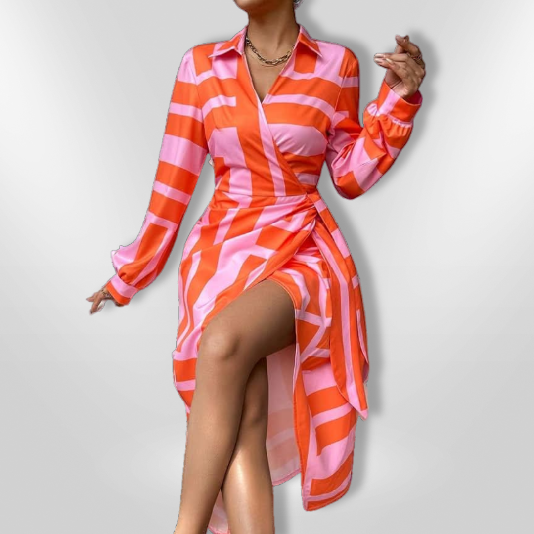 Juniya™ - Printed Wrap Dress