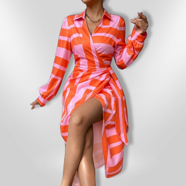Juniya™ - Printed Wrap Dress