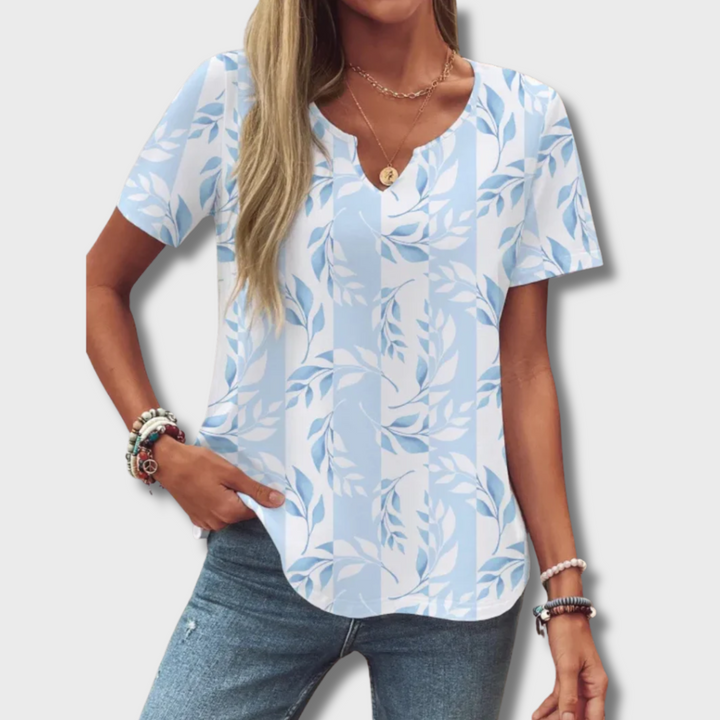 Avery™ - Floral Button-Up Blouse