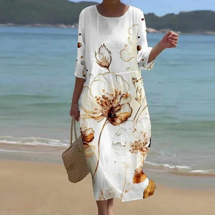 Kris™ - Stylish Floral Maxi Dress