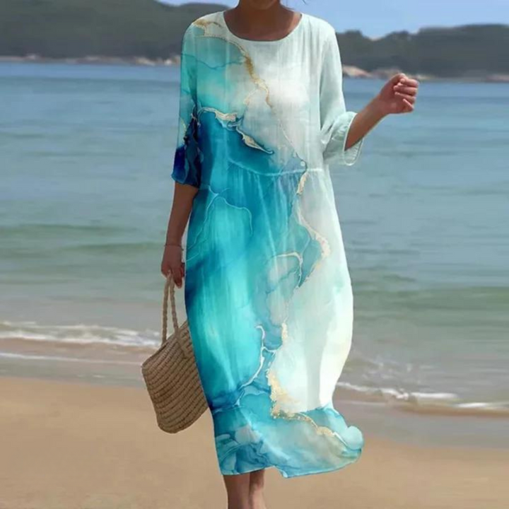 Kris™ - Stylish Floral Maxi Dress