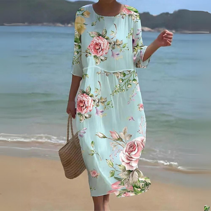 Kris™ - Stylish Floral Maxi Dress