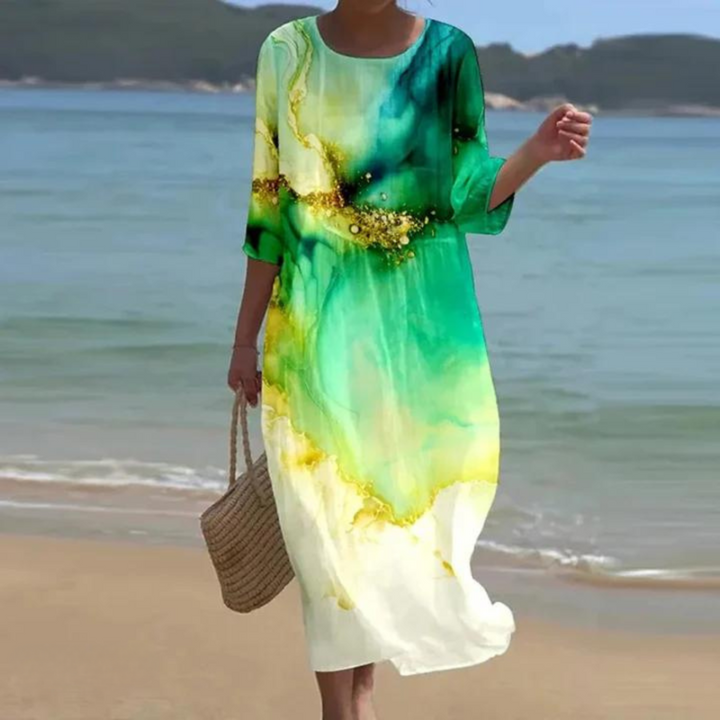 Kris™ - Stylish Floral Maxi Dress