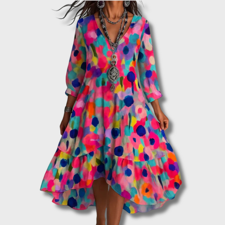 Zahara™ - Vintage Floral Dress