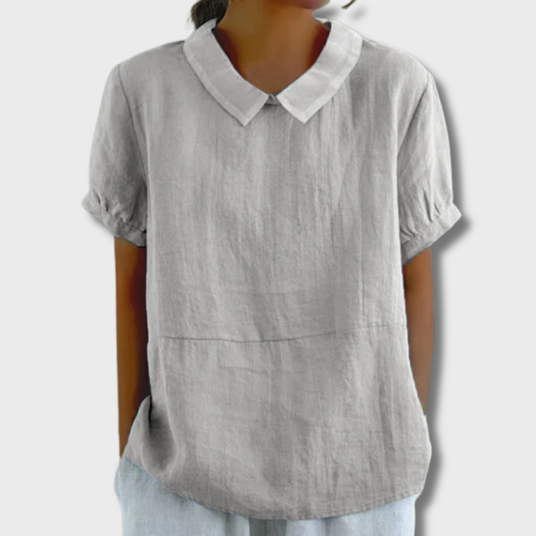 Ramona™ - Relaxed Fit Collared Blouse