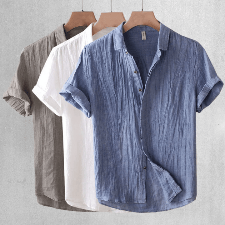 Cooper™ - Short Sleeve Linen Shirt