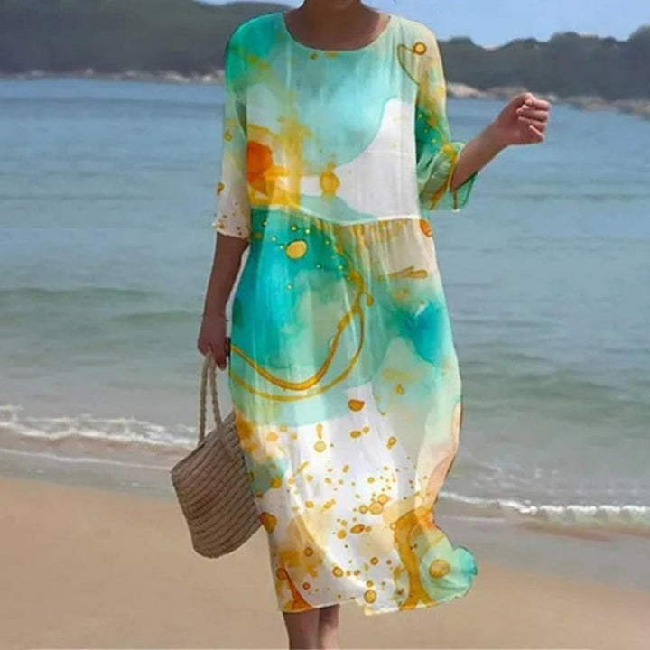 Kris™ - Stylish Floral Maxi Dress