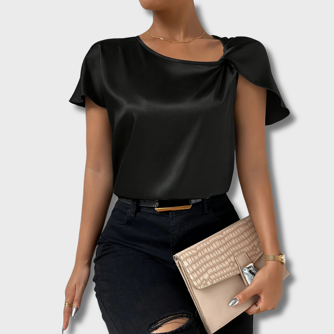 Gail™ - Trendy Top With Unique Shoulder Detail