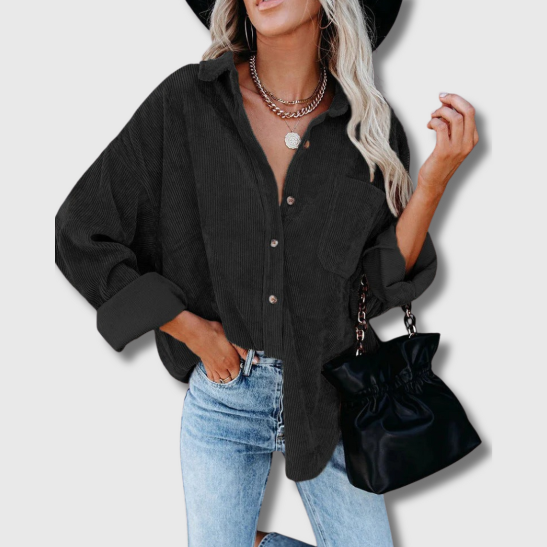 Gwen™ Vintage velvet shirt