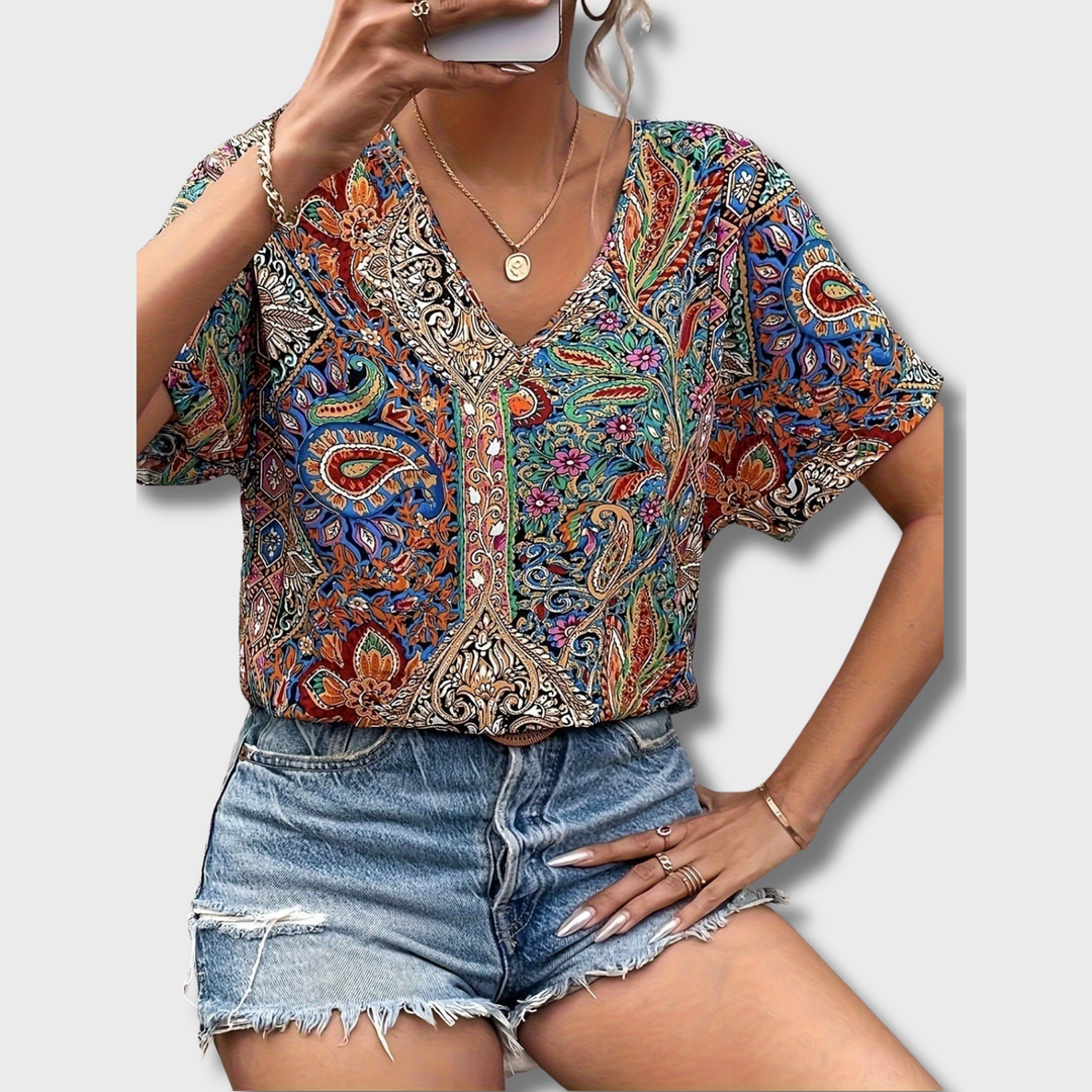 Khari™ - V-Neck Blouse