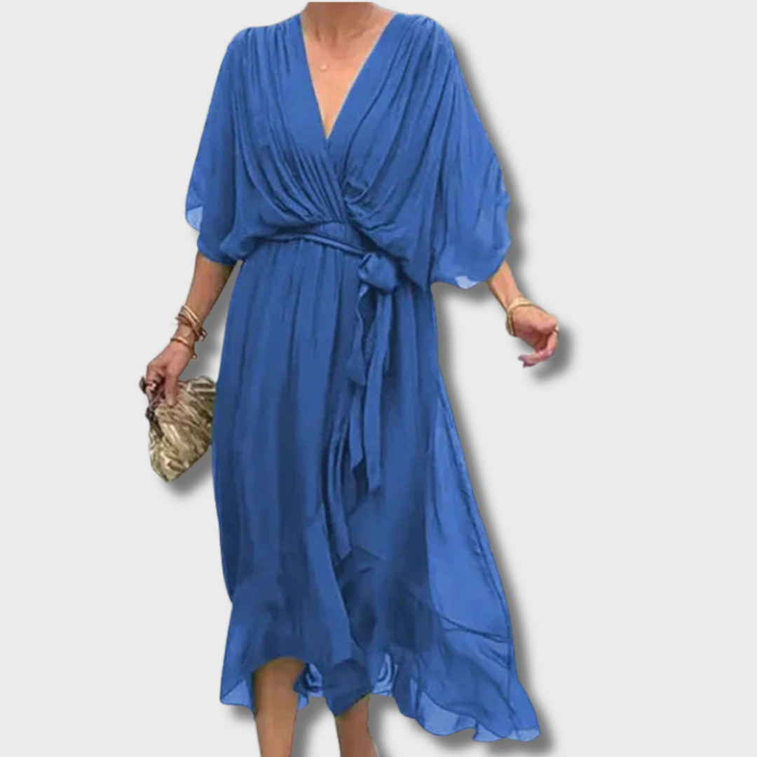 Abby™ - V-neck Flowy Dress