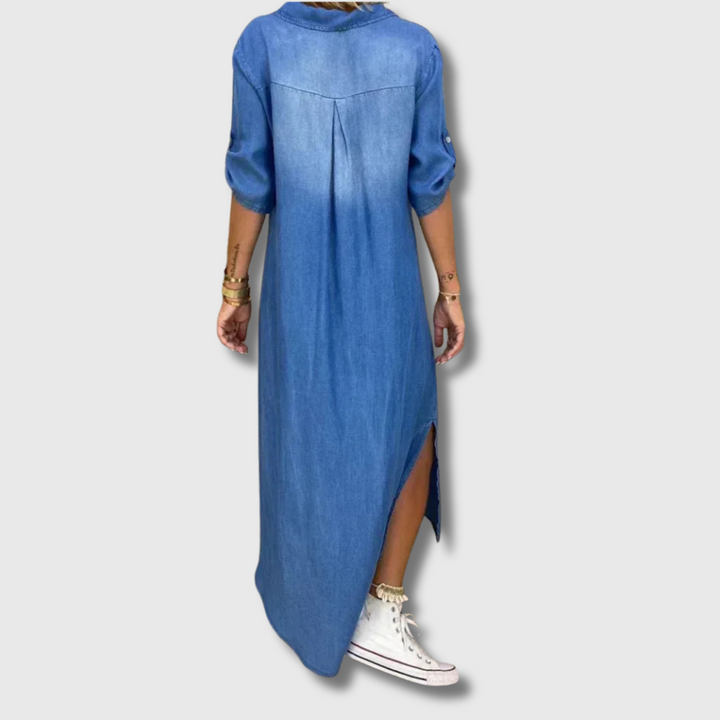 Mikaela™ - Comfortable Denim Dress