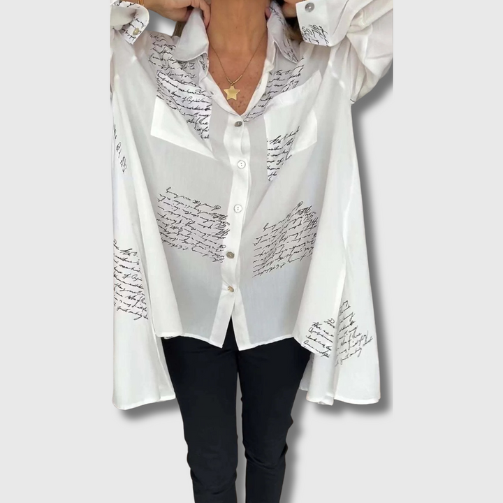 Juane™ - Handwritten Button-Up Shirt