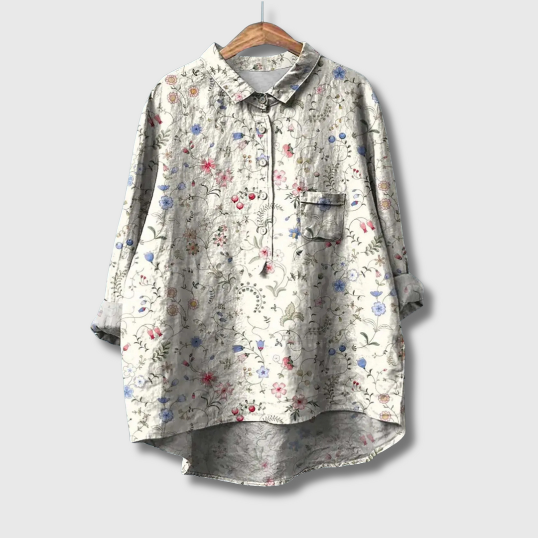 Rhonda™ - Elegant Women's Floral Shirt