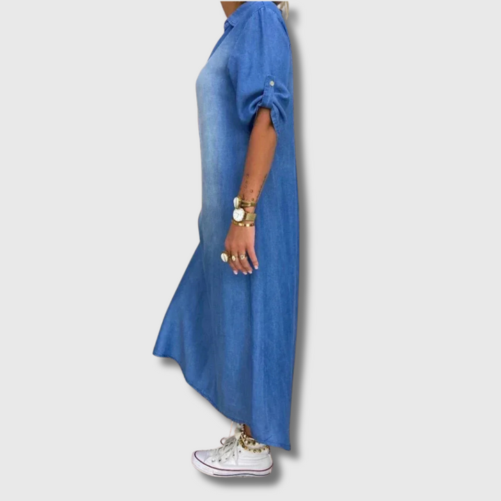 Mikaela™ - Comfortable Denim Dress