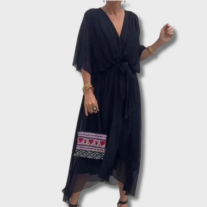 Abby™ - V-neck Flowy Dress