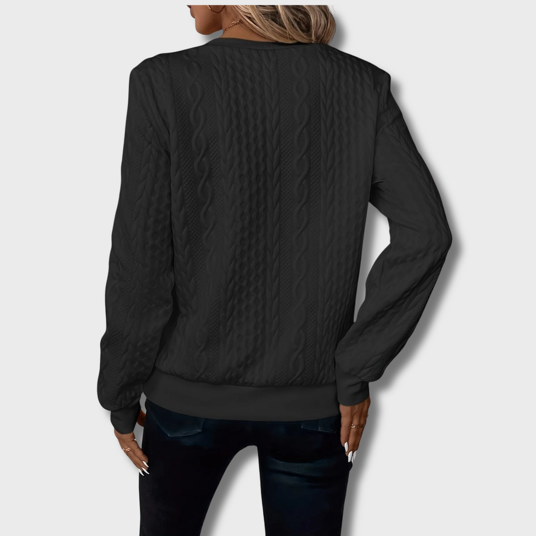 Tarra™ - Elegant Jumper with Zip
