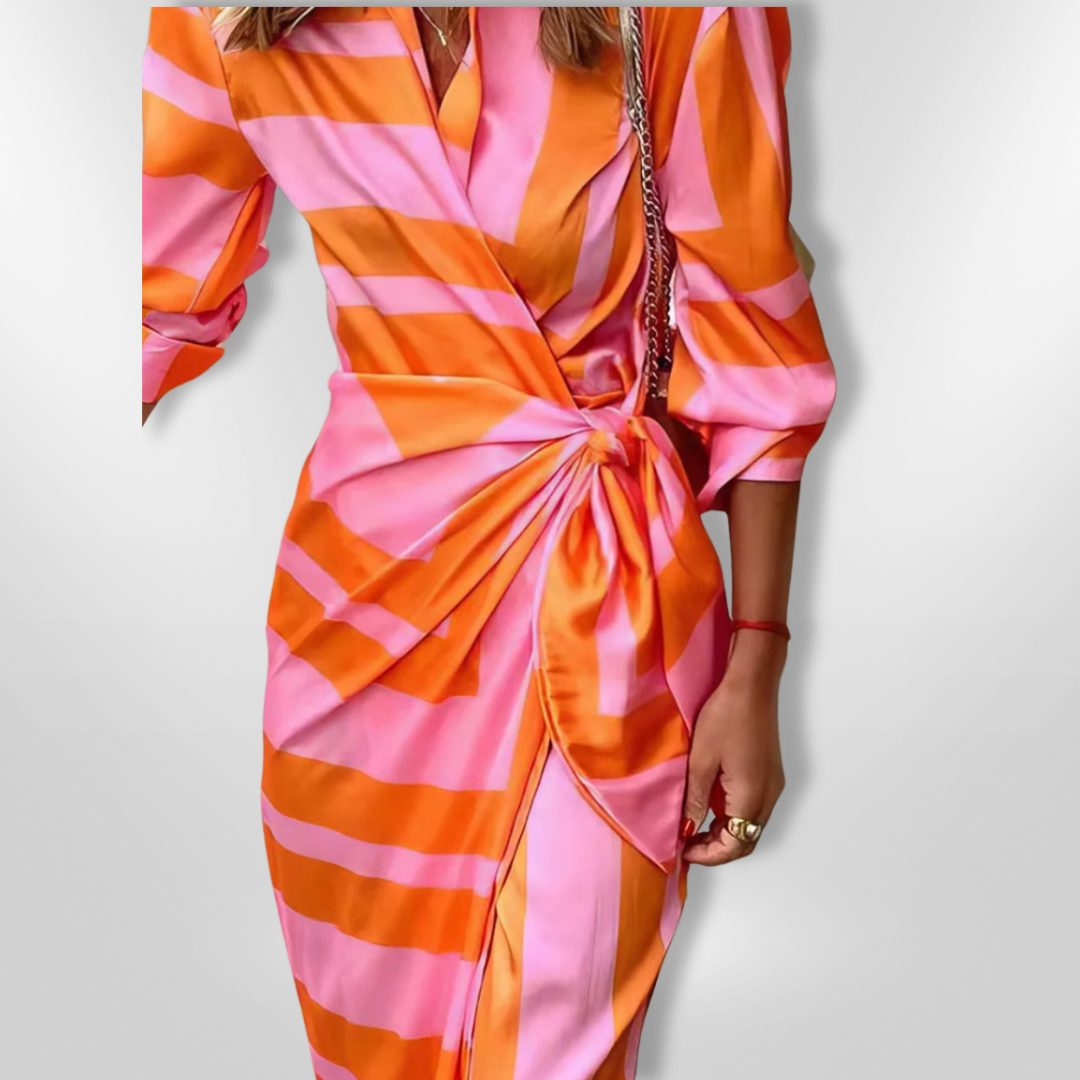 Juniya™ - Printed Wrap Dress